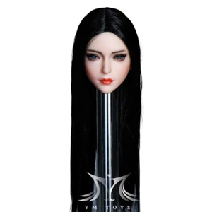 YMTOYS 1/6 YMT049B Blue Eyes Straight Hair Head Sculpt For 12'' PH Female Figure - Picture 1 of 8