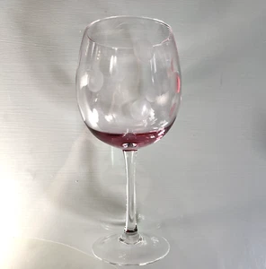 WATERFORD Marquis POLKA DOT PINK WINE GLASS, Cut Blown Crystal, 20 oz - Picture 1 of 6