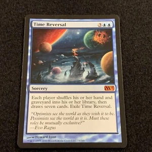 UNPLAYED ~ Time Reversal Magic ~ 2011 M11 MINT Blue ~ Mythic Rare ~ MAGIC MTG - Picture 1 of 6