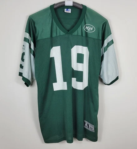 Keyshawn Johnson #19 New York Jets Starter NFL Football Jersey Mens Size 52 XL Cover