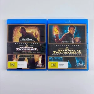 COMO NUEVO Lote Blu-Ray Disney TESORO NACIONAL 1 y 2 set de películas Nicolas Cage - Imagen 1 de 6
