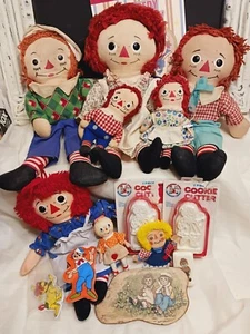 Raggedy Ann & Andy Knickerbocker Georgene Puppen Ausstechform Gummi Konvolut #18 - Bild 1 von 21