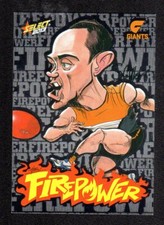2013 AFL Champions Firepower Caricature FC28 Tom Scully - GWS Giants