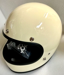 BW - Gringo Helmet - GLOSS VINTAGE WHITE SMALL # GH-WHT-GL-DOT-SML - Bild 1 von 1