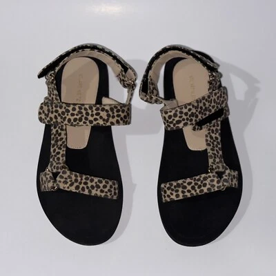 Stuart Weitzman Vail Slingback Sandals Cheetah Suede NEW Women’s Size 6 $250 - Image 1 of 4