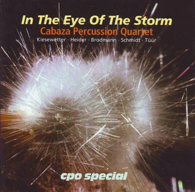 CD Cabaza Percussion Quartet: In The Eye Of The Storm / Tüür/ Heider (neu - OVP) - Bild 1 von 2