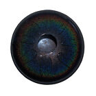 Idiopan Domina 12 Inch Tunable Steel Tongue Drum   Onyx Rainbow