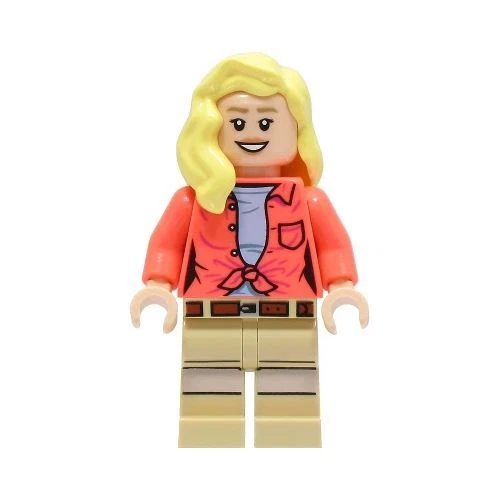 LEGO Jurassic World Dr. Ellie Sattler Hair Over Shoulder Minifigure From 76957 - Image 1 of 1