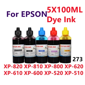Premium dye refill ink for XP620 XP610 XP600 XP520 XP510 XP500 T273 273 - Picture 1 of 3