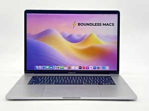15" MacBook Pro 2017 2.9GHz i7 16GB 512GB AMD 560 Ventura Gray + Warranty + Fair - Picture 1 of 6
