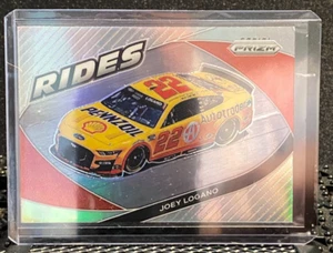 🙂 Joey Logano 2022 Prizm Racing RIDES silber Preiskarte # - 70 - Bild 1 von 2