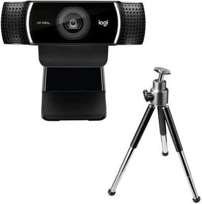 Logitech C922 Pro Stream HD Webcam w/Mic PC & MAC, Zoom Skype Youtube Facebook - Image 1 of 4