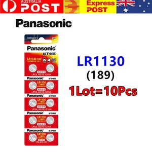 Panasonic LR1130 (AG10/390) 1.5V Alkaline Button Cell Battery - Picture 1 of 1