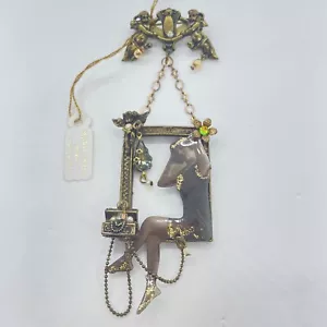 Brooch Lovely Jewelry Michal Negrin Crystal Lady very rare made in Israel - Picture 1 of 6