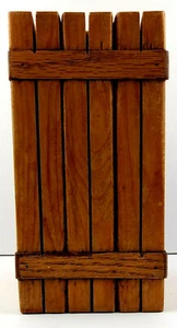 Unbranded Upright Wood Knife Block 8 slots - Picture 1 of 7