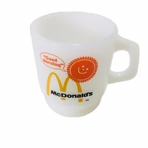 Vintage Anchor Hocking Fire King McDonalds Coffee Mug Cup Oven Proof Made in USA - Picture 1 of 11