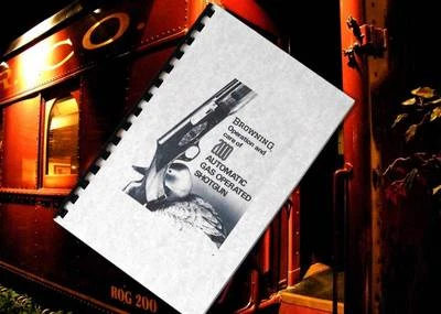 Escopeta automática Browning 2000 a gas para propietarios manual de operación y cuidado Foto 1 de 2