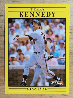 1991 Fleer #263 Terry Kennedy - Image 1 of 2