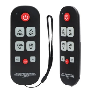 Big Button Universal Remote Control A-TV10 Initial Setting for LG Vizio Sharp... - Photo 1/7