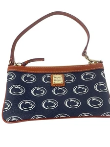 Dooney & Bourke Penn State Slim Wristlet Bag Clutch PERFECT! - Picture 1 of 10