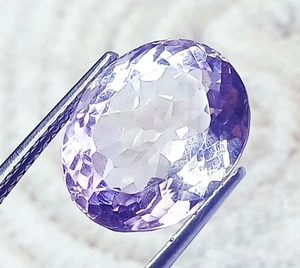 100% Natural Amethyst Rose D France 9.30 Ct Oval Shape Loose Gemstone Certified - Picture 1 of 6