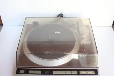 DENON DP-45F DIRECT DRIVE FULLY AUTOMATIC TURNTABLE SYSTEM Record Player AC100V - Image 1 of 4