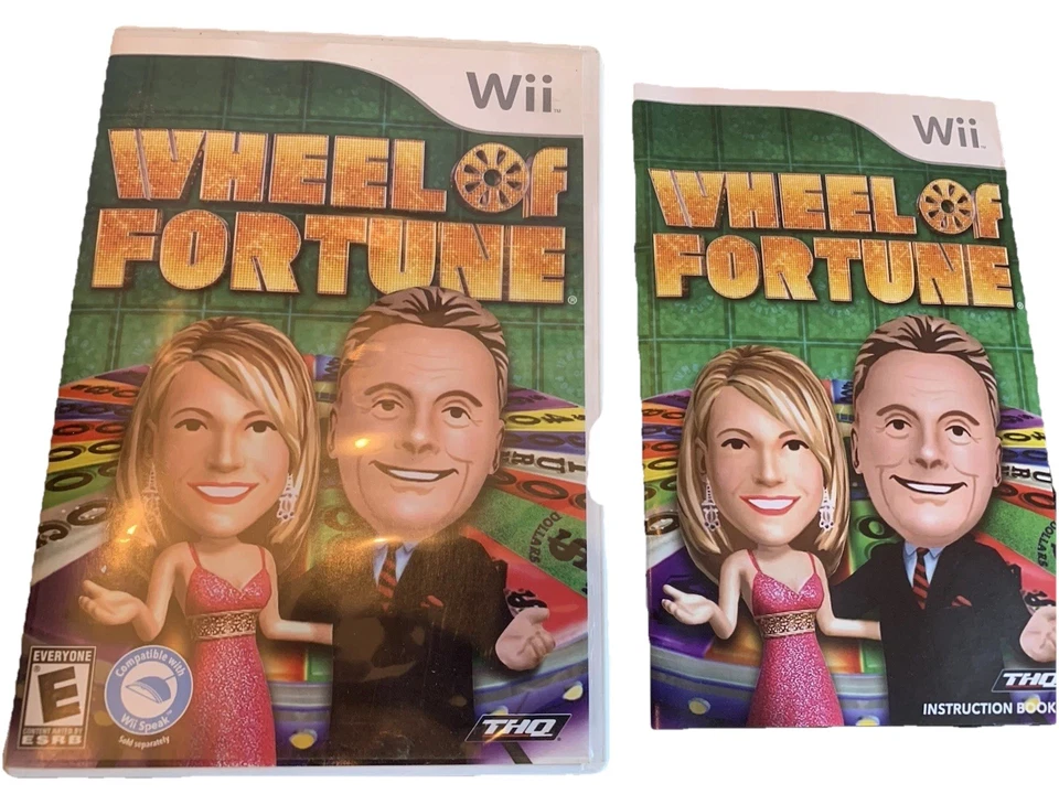 WHEEL OF FORTUNE WII *USED UNTESTED* - Image 1 of 2