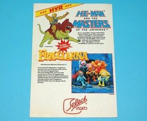 MOTU HE-MAN MASTERS OF THE UNIVERSE MAGAZINE ADVERT 1980s SCANDITOY SWEDEN FR... - Picture 1 of 2