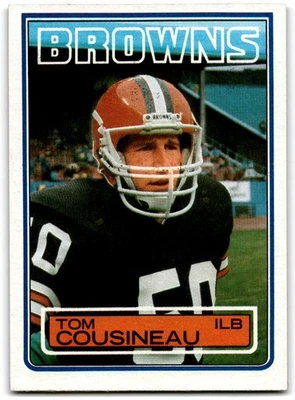 1983 Topps Tom Cousineau Rookie Cleveland Browns #246 - Image 1 of 2