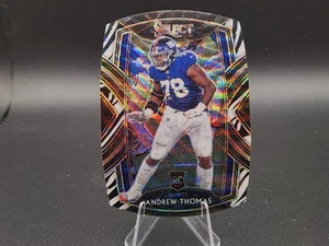 2020 Panini Select - Club Level Zebra Prizm Die-Cut #287 Andrew Thomas (RC) SSP - Picture 1 of 7