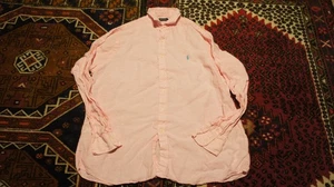 Ralph Lauren Hemd Herren 2XL Rosa Leinen Button Down Langarm Polo Klassiker - Bild 1 von 8