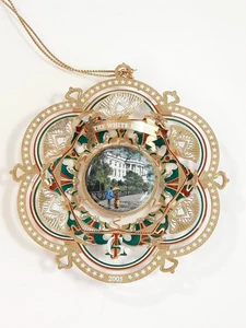 Decorazione natalizia vintage 2002 Casa Bianca - Foto 1 di 6