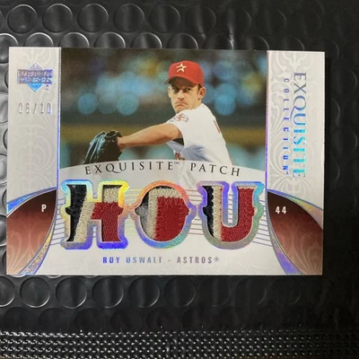 2006 Upper Deck Exquisite Roy Oswalt Patch 6/10 Beautiful Patch - Image 1 of 3