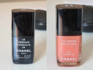 Set of 2 CHANEL Le Vernis Nail Polish - 307 Orange Fizz, 28 Cosmique - Picture 1 of 3