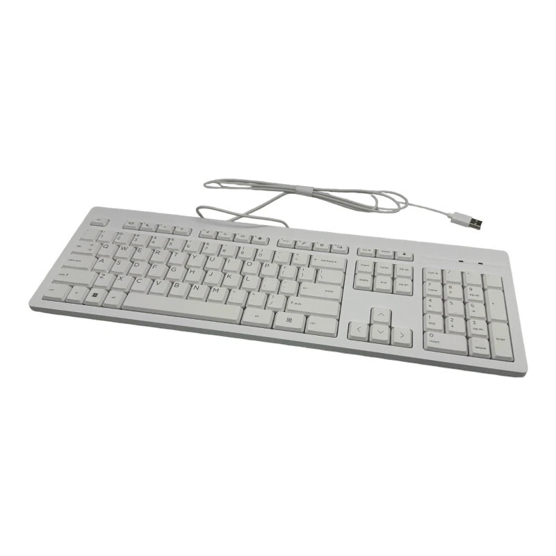 N51307-001 - Keyboard 125 White Wired NP US  - Image 1 of 1