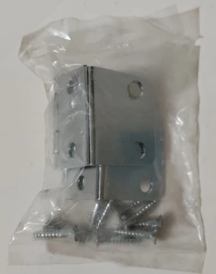 Bisagras de gabinete envolventes vintage Hyer Quality herrajes cromados pulidos de 3/4" Foto 1 de 4