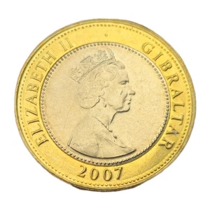 GIBRALTAR 2 POUNDS 2007 ÉLISABETH 2 2 Livres - Bild 1 von 2