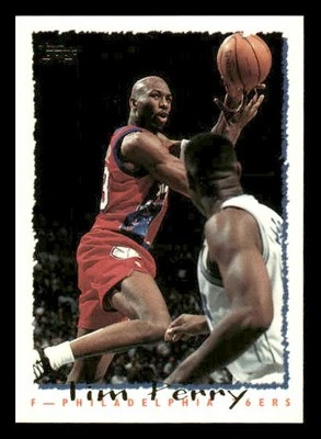 1994-95 Topps #97 Tim Perry Philadelphia 76ers - Image 1 of 2