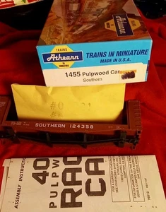 Southern Pulpwood Rack Car 40' Custom 1455 Athearn Kit 124358 TuFF Railway??? ++ - Picture 1 of 6