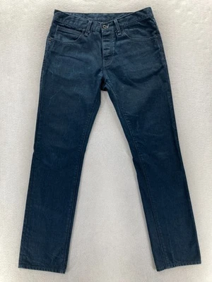 Ben Sherman Brighton 63 Jeans Mens 32x32 Rampton Slim Straight Blue Denim Waxed - Image 1 of 4