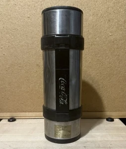 VTG Coca Cola Thermos Thermo Bottle Unbranded 3 pc Lid Cup Stainless steel - Picture 1 of 9