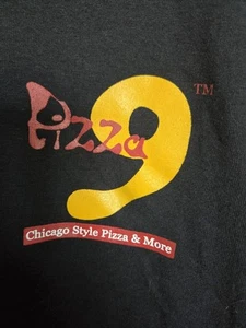 Maglietta Ristorante Pizza 9 L Gildan Miscela Secca Promozionale Logo Nero Nuovo Messico - Foto 1 di 7