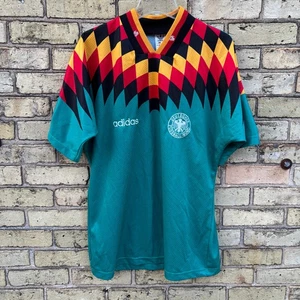 Adidas Trikot Herren M 1994 grün Deutscher Fußball-Bund Made South Africa - Bild 1 von 5