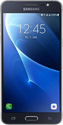 Samsung Galaxy J5 2016 Black Unlocked 8GB 5.0" 13MP Android Smartphone B Grad - Image 1 of 4
