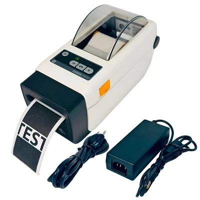Zebra ZD410-HC Direct Thermal Barcode Label Printer Cutter USB LAN Bluetooth - Image 1 of 4