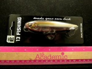 13 Fishing Dual Pitch Pencil Walking Bait E-DP108-OC-S Olive Crush 4-1/2" 2/3oz - Picture 1 of 6