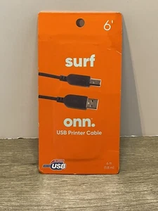 Surf Onn 6ft USB Printer Cable - Picture 1 of 4
