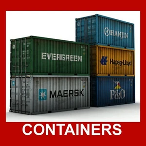 HO Gauge Collection Card Kits Model Shipping Containers x 12 - Picture 1 of 11