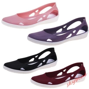Zapatos de playa de verano sin cordones Holloe para mujer zapatos planos informales de gelatina zapatos sandalias - Imagen 1 de 16