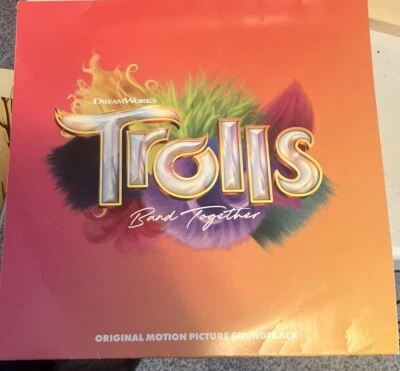 TROLLS - BAND TOGETHER Soundtrack Neon Pink Vinyl Justin Timberlake Kid Cudi - Image 1 of 3